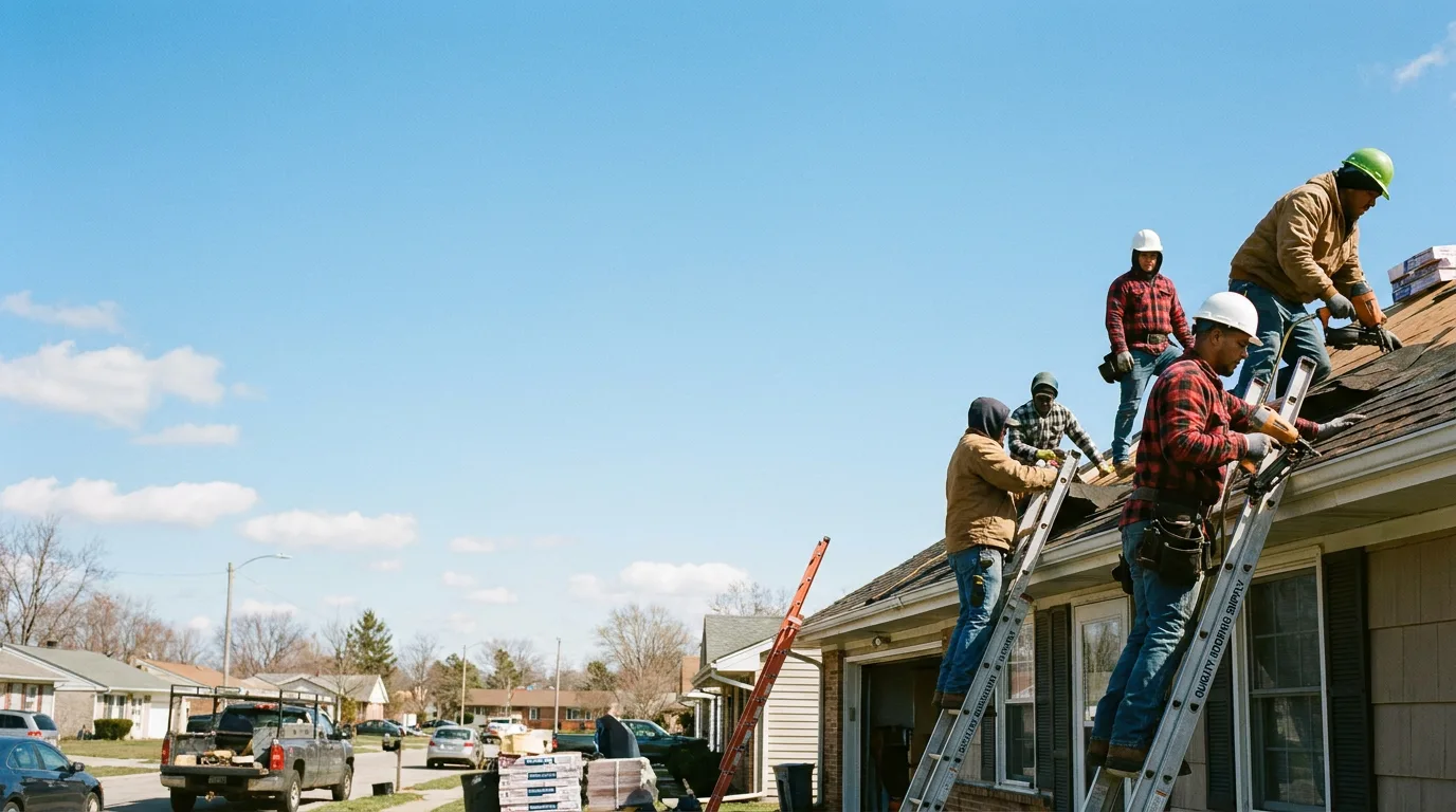 Roofing in Wedron, IL near me